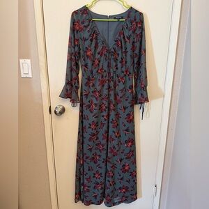 NWOT/ Madewell Willowleaf Tie-Sleeve Maxi Dress Size 00